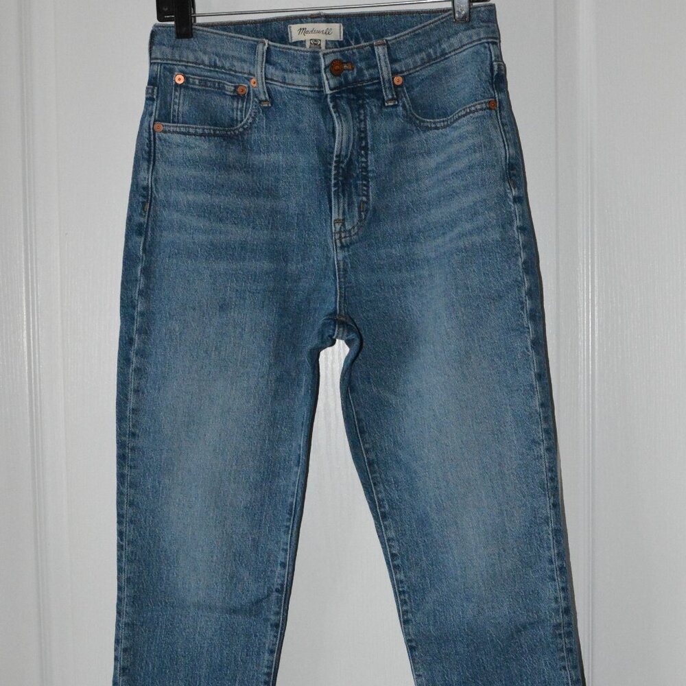 Madewell Straight Leg Women Jeans - Blue Denim